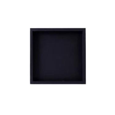 Imagem de Panela de drenagem de pires de plantas de estilo simples de jardim, palete de vaso de flores de imitação de cimento para sala de estar varanda vasos de plantas (preto, pequeno)