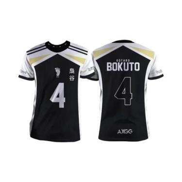 Imagem de Camiseta Masculina Haikyuu Bokuto Anime, Moda Verão, Casual, Gola Redo