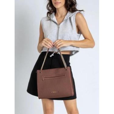 Imagem de Bolsa petite jolie olga matelassê original brown pj10072