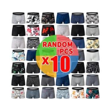 Imagem de Shorts Boxer Confortáveis Para Homens Em Tamanhos Grandes, Estampados,