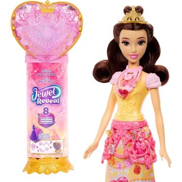 Imagem de Boneca Fashion Mattel Disney Princesa Bela com 8 Surpresas