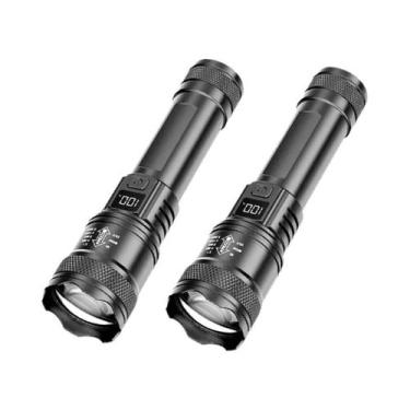 Imagem de Lanterna LED Ultra Brilhante 2000LM Recarregável Por USB, Tocha Tática