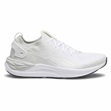 Imagem de Puma Electrify Nitro 3 Tênis de corrida masculino, branco, Azul: branco, 41