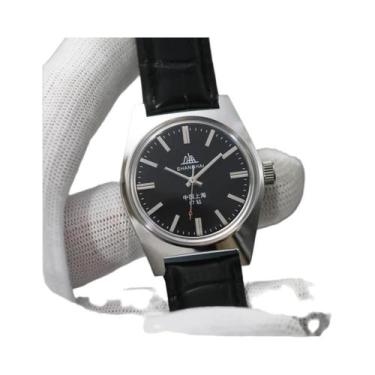 Imagem de Relógio Mecânico Masculino De 36mm Com Corda Manual, Estilo Retrô Empr