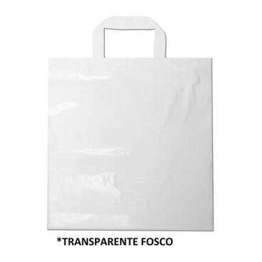 Imagem de Sacola Alça fita Lisa 30x45.13 1KG - SS EMBALAGENS, Transparente