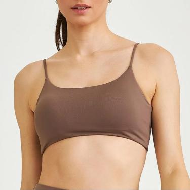 Imagem de Top Caju Brasil Feminino Clássico Sportive Marrom-Feminino