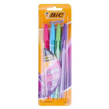 Imagem de Caneta Esferográfica Fashion com 4 Cores Bic