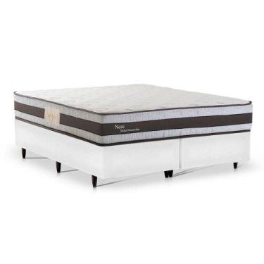 Imagem de Cama Box Queen Size Herval Ness com Molas Ensacadas, 65x158x198 cm