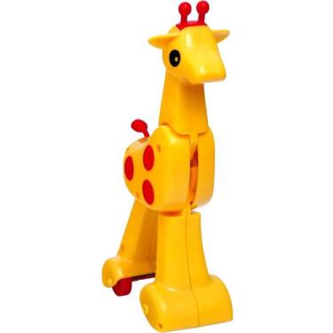 Imagem de Brinquedo Para Bebês Girafa Gina Abaixa E Corre - Elka