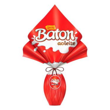 Imagem de Ovo de Pascoa Baton Chocolate ao Leite 204g
