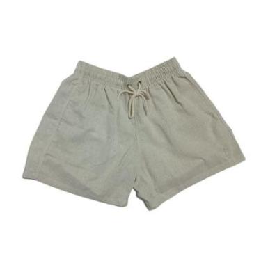 Imagem de Short Masculino Visco Linho com Elástico e Cadarço | Tecido Leve e Confortável-Masculino