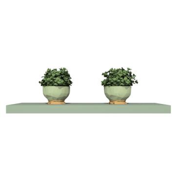 Imagem de Prateleira Reta Decorativa 60x15 MDF com Suporte Invisível PlanCasa