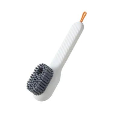 Imagem de Escova De Limpeza Com Cerdas Macias E Cabo Longo Para Calçados, Roupas