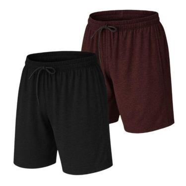 Imagem de Kit 2 Short Bermuda Leve Dry  Academia Treino-Masculino