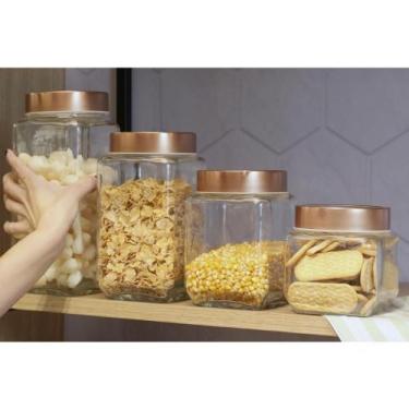 Imagem de Pote Lyor Gastro de Vidro Rosé 1,7L - Wolff