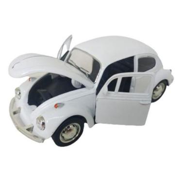 Imagem de Carrinho De Ferro Miniatura Fusca Metal  Escala 1:32 - Volkswagen, Bra