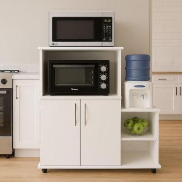 Imagem de Armário Organizador Multiuso com Nichos e Portas  Prático e Funcional 