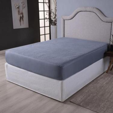 Imagem de Protetor Impermeável Colchão Casal Queen Capa Protetora Anti Ácaro - L