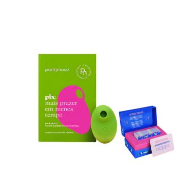 Imagem de Kit Pantynova - Sugador Clitoriano Portátio Pix Verde + Vdd Ou Acao Jogo Do Tesao Para Casais