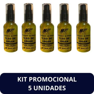 Imagem de Reparador de Pontas Minas Fórmula Óleo de Argan Vidro 60ml Kit 5 Unida