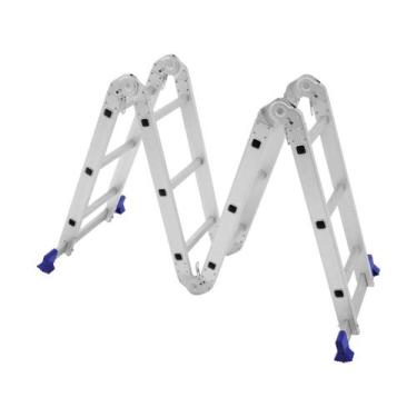 Imagem de Escada Multifuncional com Plataforma 4x3 12 Degraus - MOR