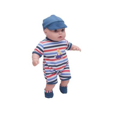 Imagem de Boneca De Vinil Bebês Fofinhos Menino Miyo Cotiplás 2246, Azul, My Fri