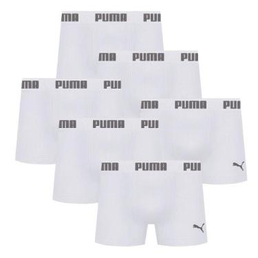 Imagem de 6 Cuecas Boxer Box Sem Costura Masculina Adulta Microfibra - Selene, P