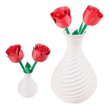 Imagem de Kit Vasos Decorativos Modernos Para Flores Artificiais - FenixCv, Bran