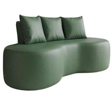Imagem de Sofa 2 Lugares Organico Ibiza 160 cm material sintético Vazzano - Dmon