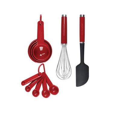 Imagem de CONJUNTO KITCHENAID UTENSÍLIOS DE COZINHA 11 PEÇAS VERMELHO KE456BXERI