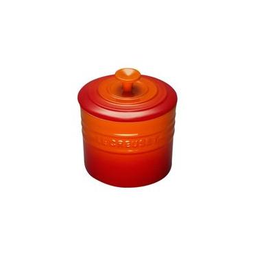 Imagem de PORTA CONDIMENTOS LE CREUSET MÉDIO EM CERÂMICA LARANJA 400ML  91011493090000