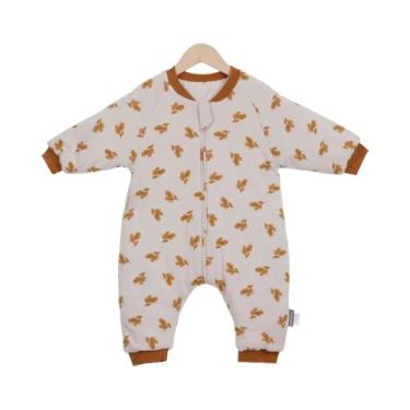 Imagem de Saco De Dormir Infantil Dinossauro Quente De Inverno 2.5Tog Macacão De