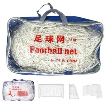 Imagem de Rede Futebol Society Kit 2 Uni Futsal Trava de Gol Jogo Treino Campo S