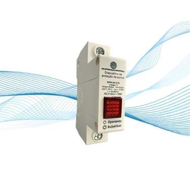 Imagem de Dps Dispositivo Protetor De Surto Slim Monofásico 20~40Ka 275Vca - HS 