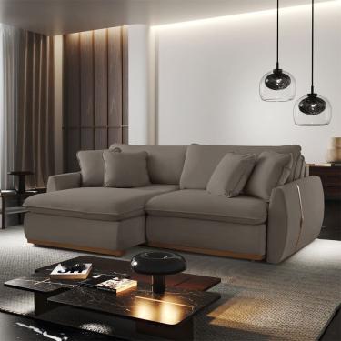 Imagem de Sofa cama 270 cm Braco 15 cm Retratil e Reclinavel Inova Meu Sofa Online