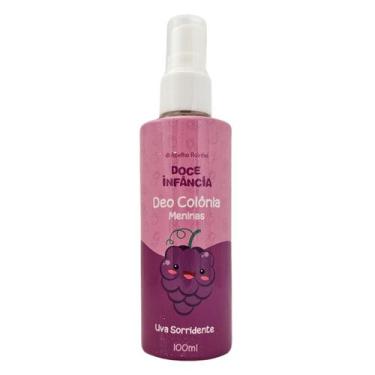 Imagem de Deo Colônia Spray Infantil Meninas Uva Sorridente Doce Infância Abelha