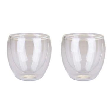 Imagem de Jogo de Copos de Café Cazza em Vidro Incolor 2 Peças 100ml, UNICA