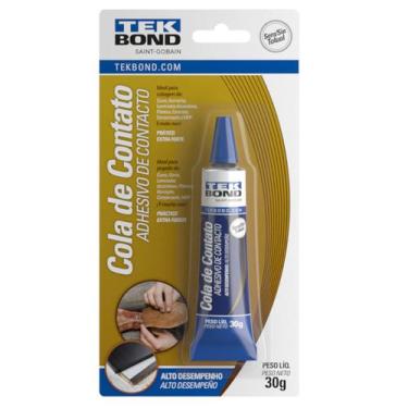 Imagem de Cola Adesivo De Contato Alto Desempenho 30g Tek Bond, 24307008602