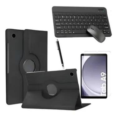 Imagem de Kit Para Tablet Sansung A9 11 Capa + Pel+ Teclado E Mouse - Case, Pret