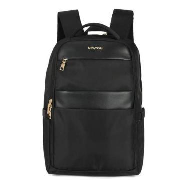 Imagem de Mochila com porta notebook bolsa executiva up4you, M, Preto