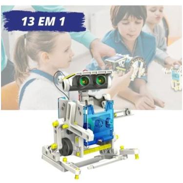 Imagem de Robô 12 Em 1 Energia Solar Kit Robótica Educacional - Zx