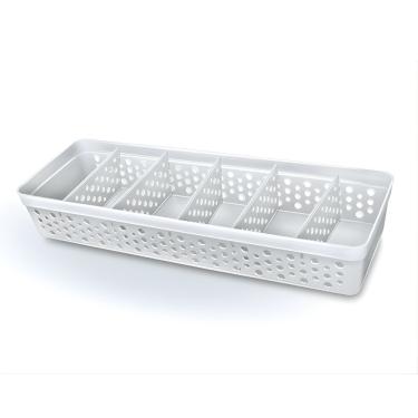 Imagem de Cesto Organizador Cesto C-5 Div Transparente - Usual para Organização de Diversos Itens...