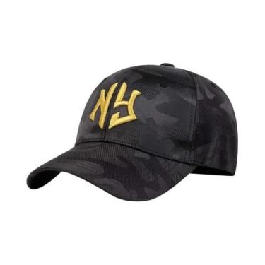 Imagem de Boné De Beisebol Unissex Com Bordado Camuflado Ajustável Para Uso Ao A