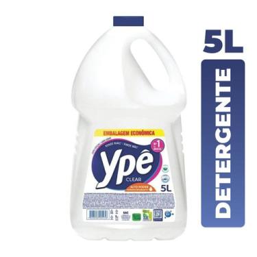 Imagem de Detergente Ypê Clear 5L Galão Lava Louças Original Alto Rendimento Eco