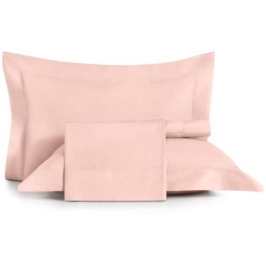 Imagem de Jogo de Cama Altenburg Lille 200 Fios 4 Peças Queen Rosa