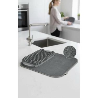 Imagem de Escorredor Microfibra C/ Porta Utensílios: Cozinha Organizad - Congrat