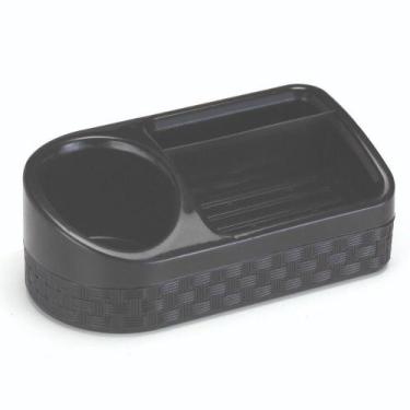 Imagem de Porta Detergente Plástico Rattan com Base Preto 43x42x42cm - NITRON