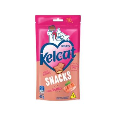 Imagem de Snack Kelcat para Gatos Sabor Salmão - 40g - 1 unidade - Kelcat / Kelc