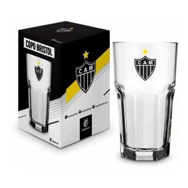 Imagem de Copo Bristol Grande Vidro Chopp Atlético Mineiro Galo 520ml - brasfoot