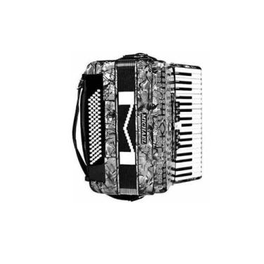 Imagem de Acordeon Michael 80bx ACM8007 PBK Preto perolado, Preto